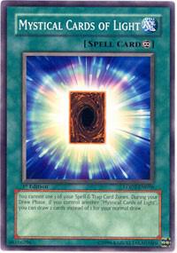 Mystical Cards of Light LODT-EN058 card from Light of Destruction