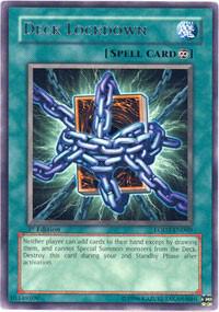 Deck Lockdown LODT-EN060 card from Light of Destruction