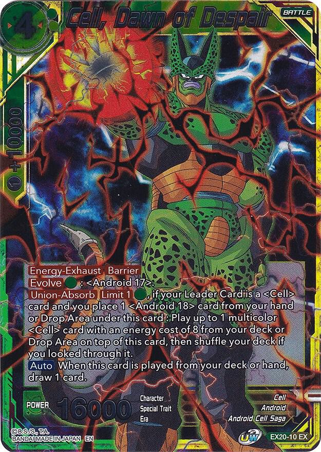 Cell, Dawn of Despair EX20-10 card from Expansion Deck Box Set 20: Ultimate Deck 2022
