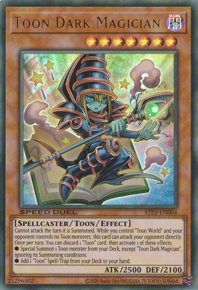 Toon Dark Magician STP3-EN004 card from Speed Duel: Tournament Pack 3