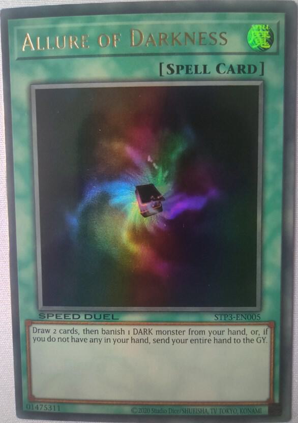 Allure of Darkness STP3-EN005 card from Speed Duel: Tournament Pack 3