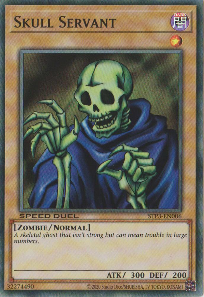 Skull Servant STP3-EN006 card from Speed Duel: Tournament Pack 3