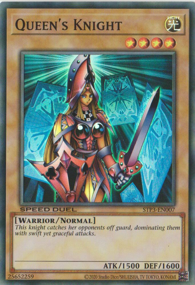 Queen's Knight STP3-EN007 card from Speed Duel: Tournament Pack 3
