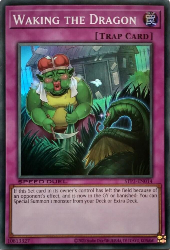 Waking the Dragon STP3-EN014 card from Speed Duel: Tournament Pack 3