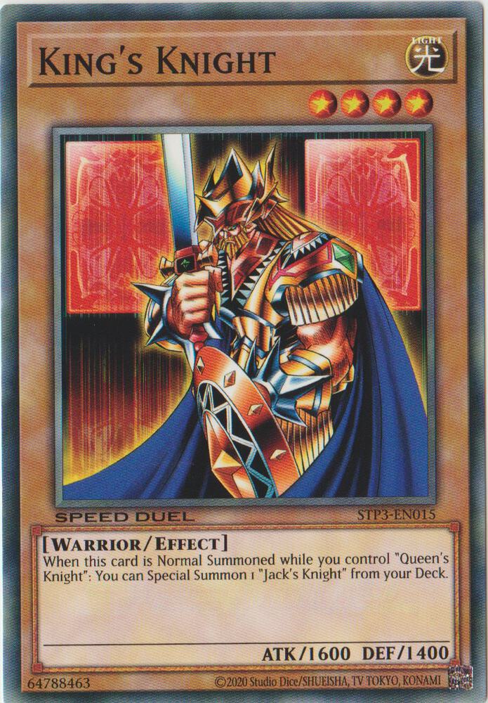 King's Knight STP3-EN015 card from Speed Duel: Tournament Pack 3