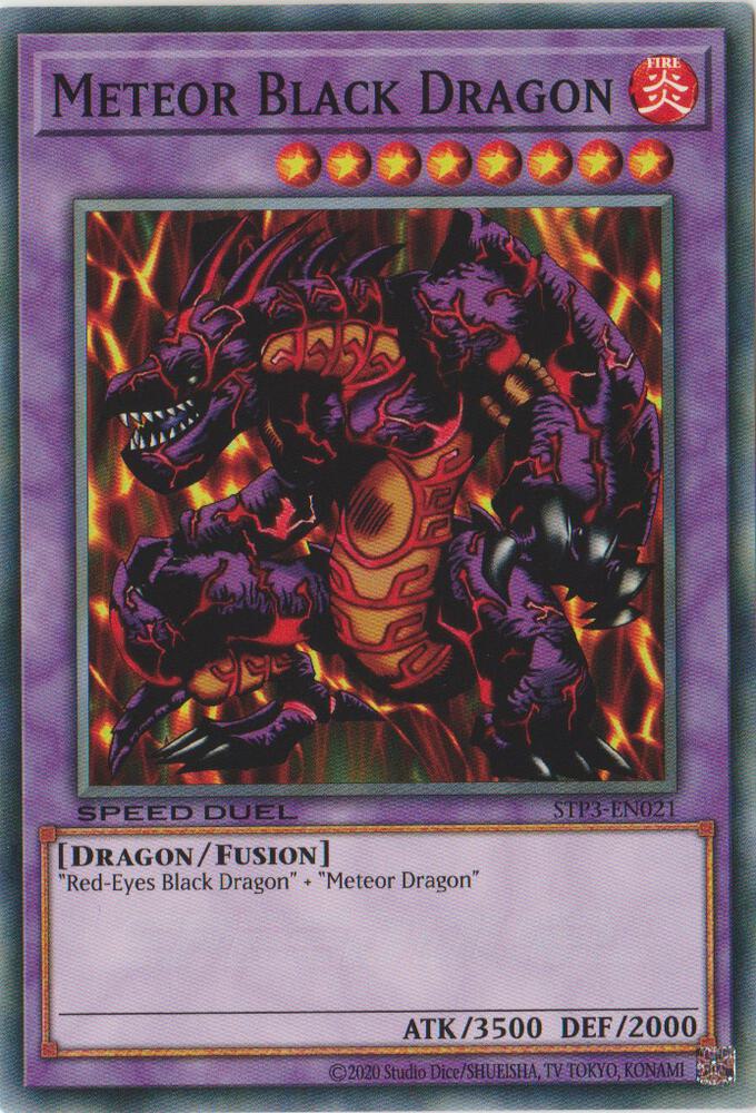 Meteor Black Dragon STP3-EN021 card from Speed Duel: Tournament Pack 3