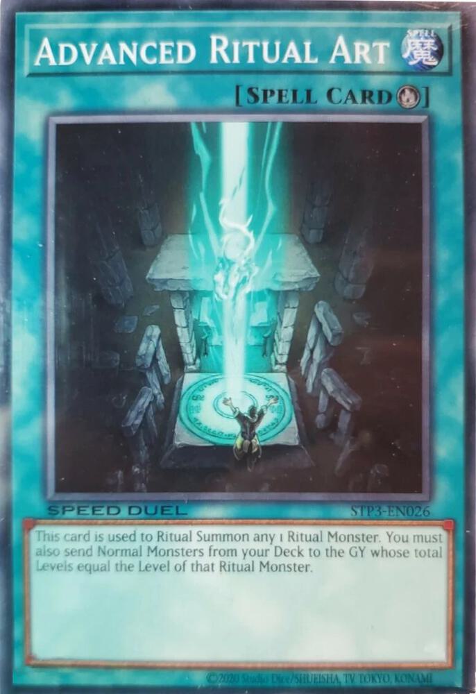 Advanced Ritual Art STP3-EN026 card from Speed Duel: Tournament Pack 3