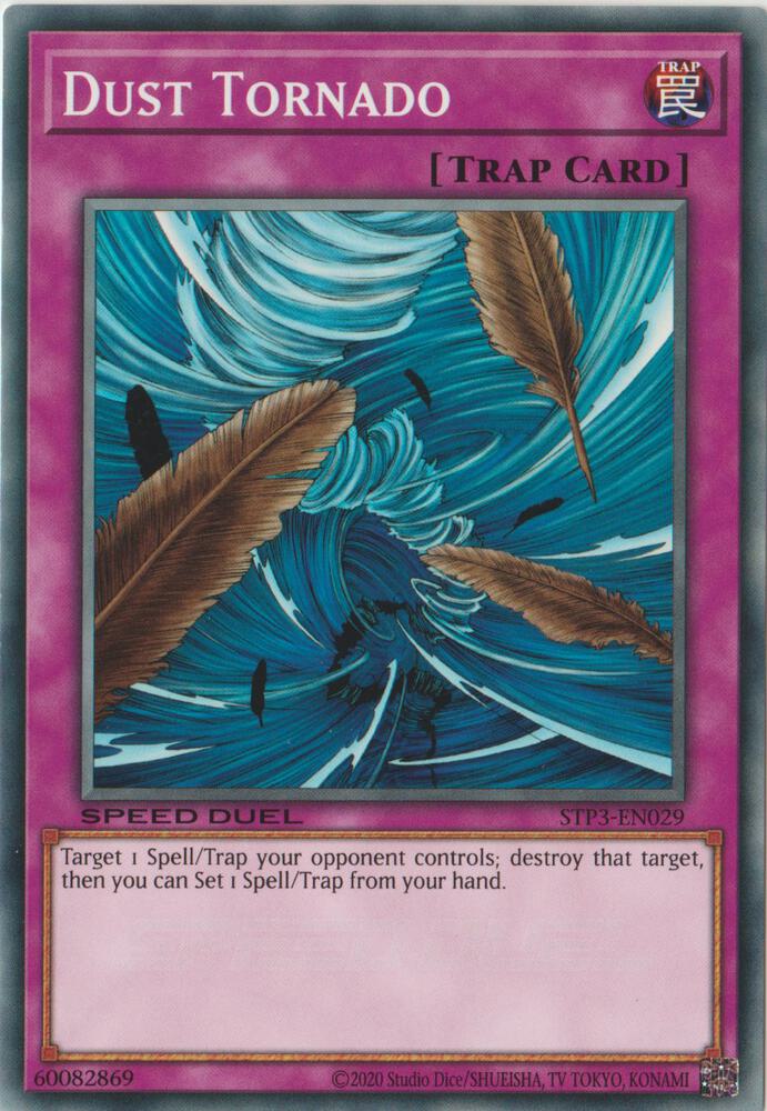Dust Tornado STP3-EN029 card from Speed Duel: Tournament Pack 3