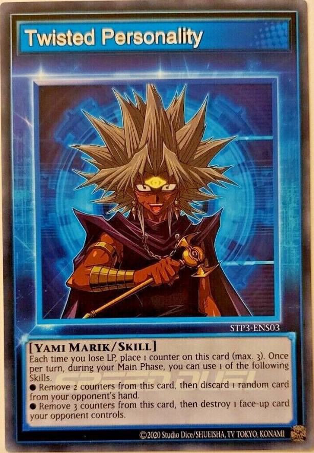 Twisted Personality STP3-ENS03 card from Speed Duel: Tournament Pack 3