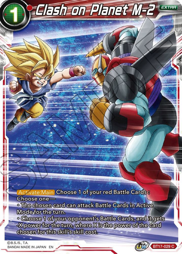Clash on Planet M-2 BT17-029 card from Ultimate Squad