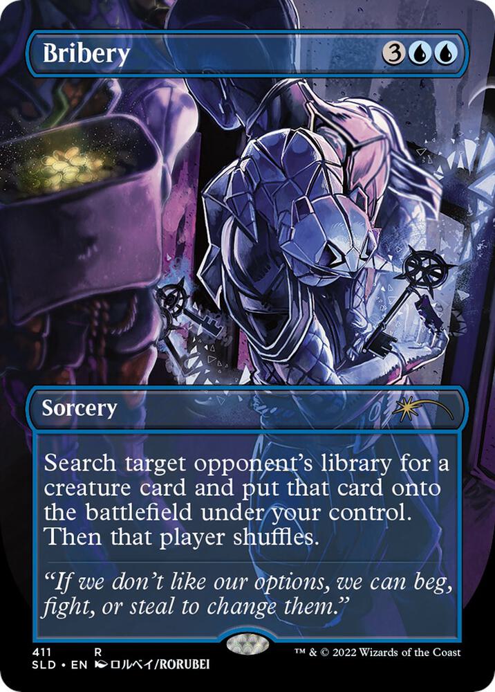 Bribery 411 card from Secret Lair Drop Series
