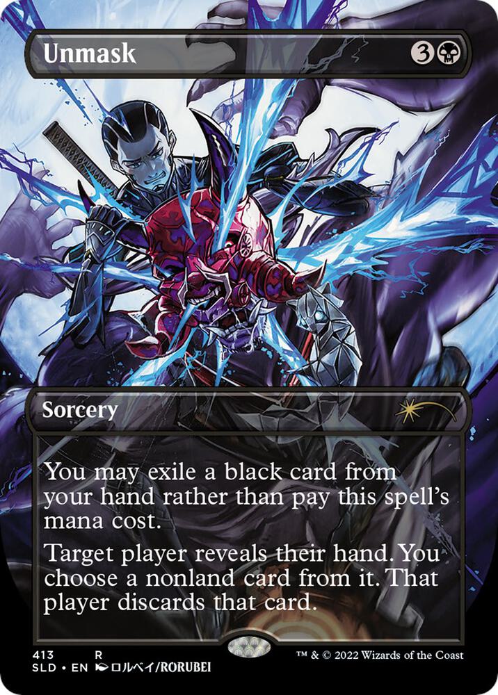 Unmask 413 card from Secret Lair Drop Series