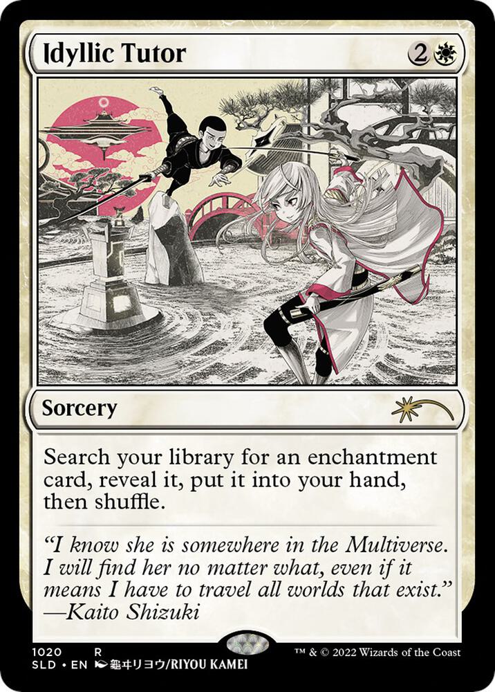 Idyllic Tutor 1020 card from Secret Lair Drop Series