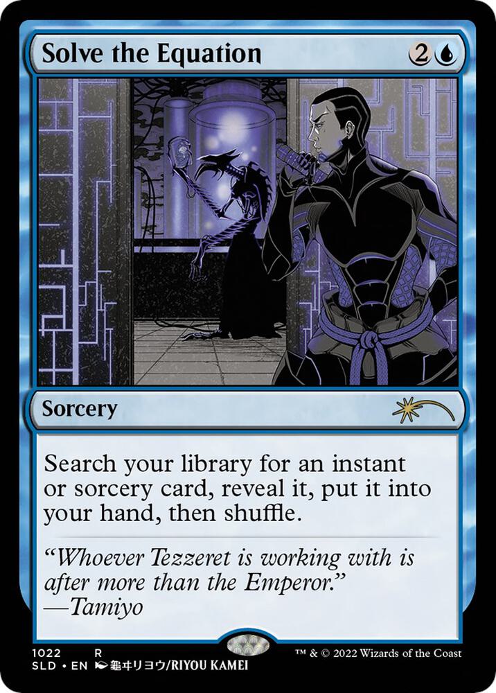 Solve the Equation 1022 card from Secret Lair Drop Series