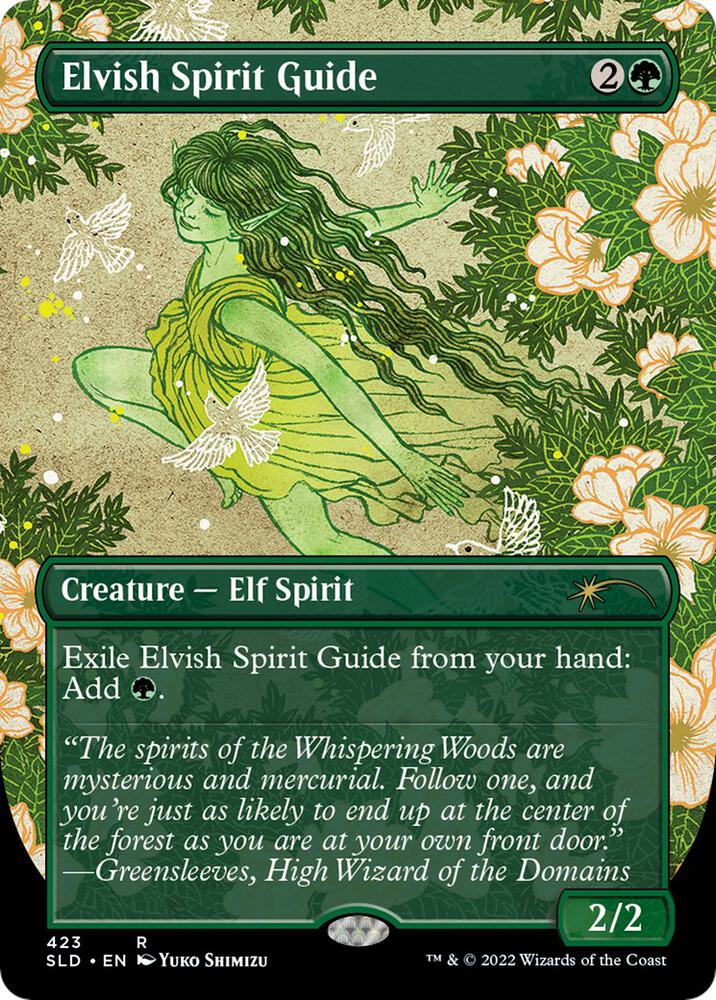 Elvish Spirit Guide (Borderless) 423 card from Secret Lair Drop Series