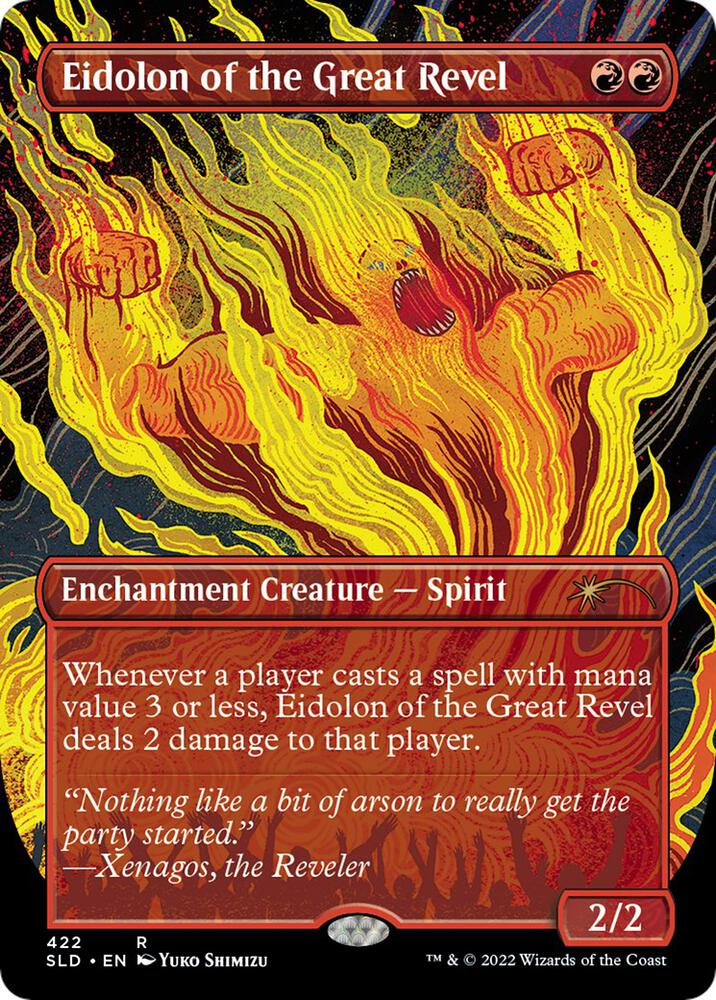 Eidolon of the Great Revel (Borderless) 422 card from Secret Lair Drop Series