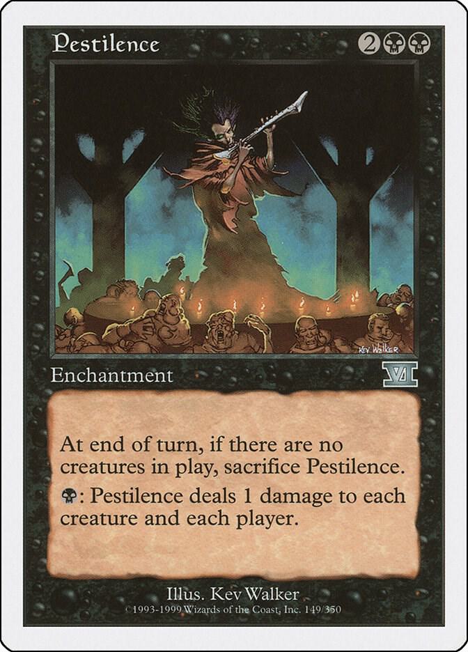 Pestilence 149 card from Classic Sixth Edition