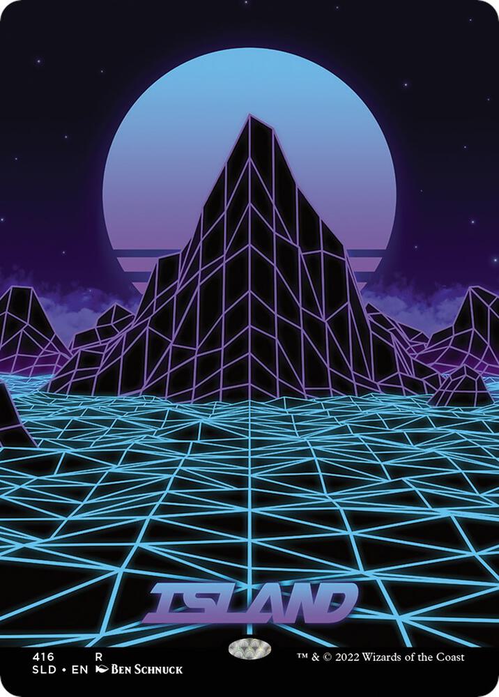 Island 416 card from Secret Lair Drop Series