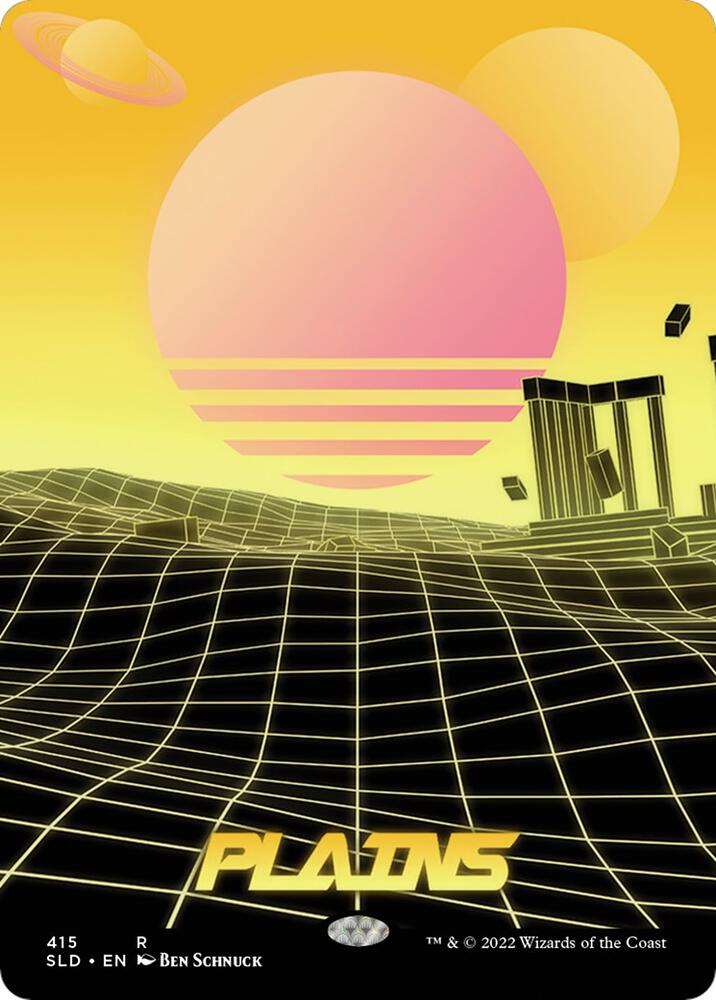 Plains 415 card from Secret Lair Drop Series