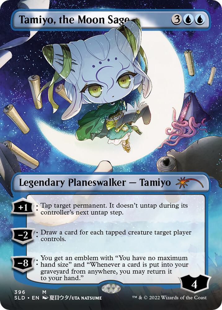 Tamiyo, the Moon Sage 396 card from Secret Lair Drop Series