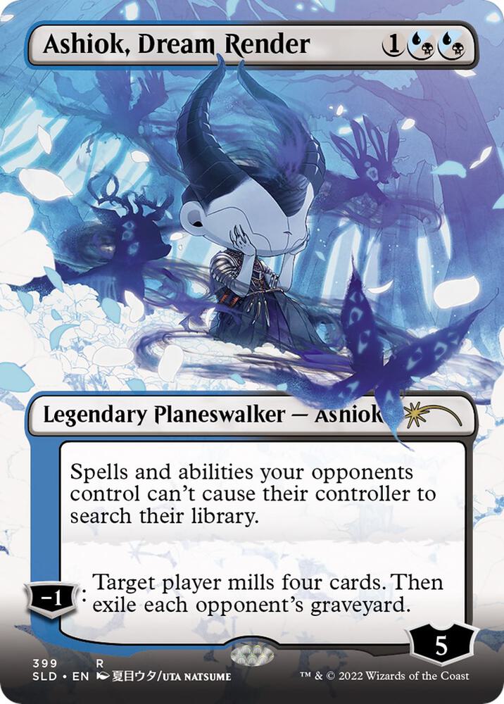 Ashiok, Dream Render (Borderless) 399 card from Secret Lair Drop Series