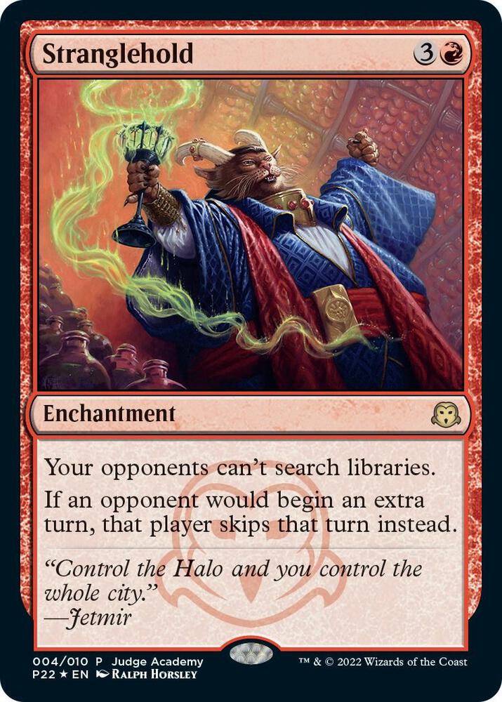 Stranglehold 4 card from Judge Promos