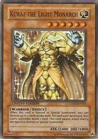 Kuraz the Light Monarch LODT-ENSE1 card from Light of Destruction