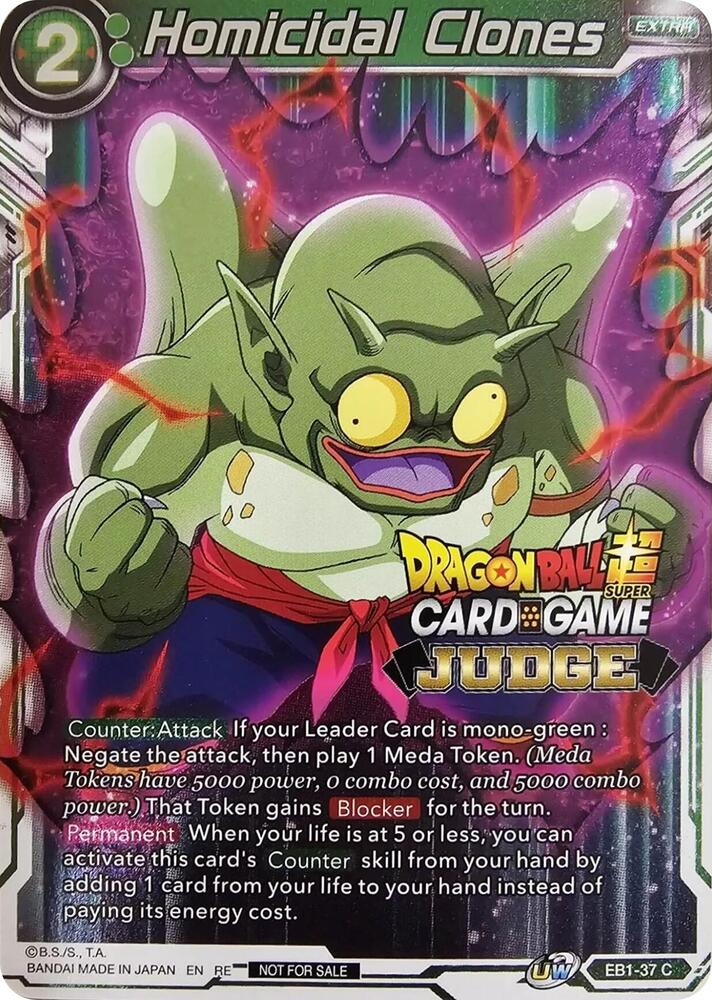 Homicidal Clones (Judge Pack Vol.11) EB1-37 card from Tournament Promotion Cards