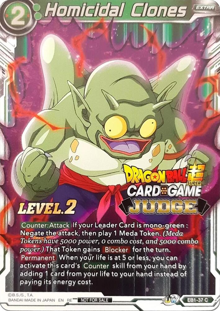 Homicidal Clones (Level 2) (Judge) EB1-37 card from Tournament Promotion Cards