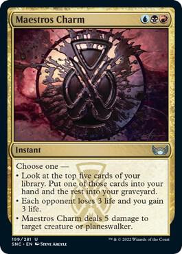 Maestros Charm 199 card from Streets of New Capenna