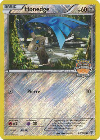 Honedge 83/146 (Regional Championships) [Staff] 083/146 card from League & Championship Cards