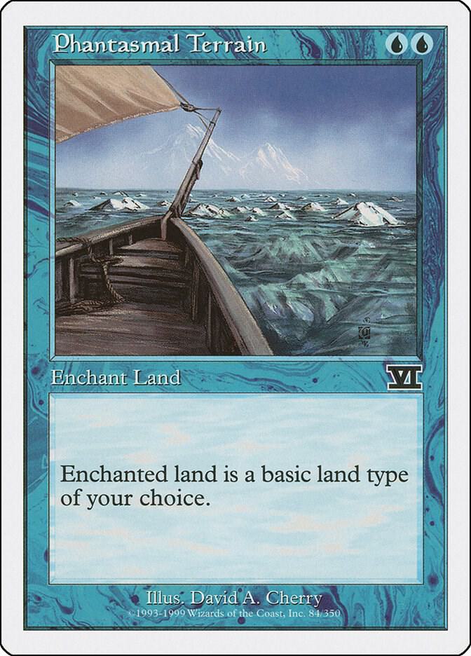 Phantasmal Terrain 84 card from Classic Sixth Edition