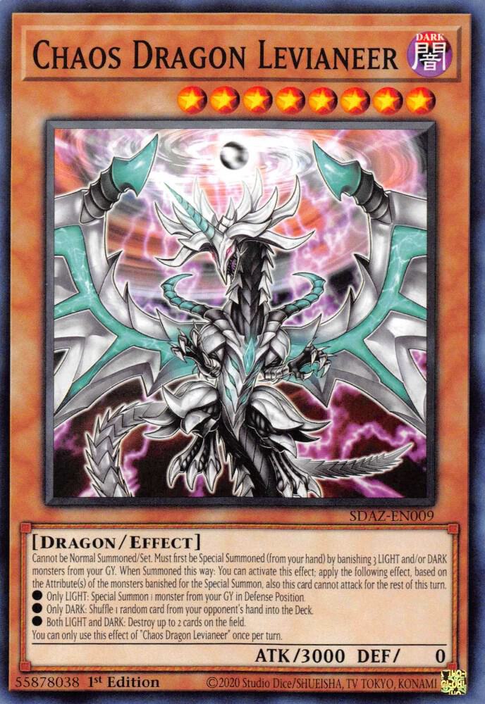 Chaos Dragon Levianeer SDAZ-EN009 card from Structure Deck: Albaz Strike