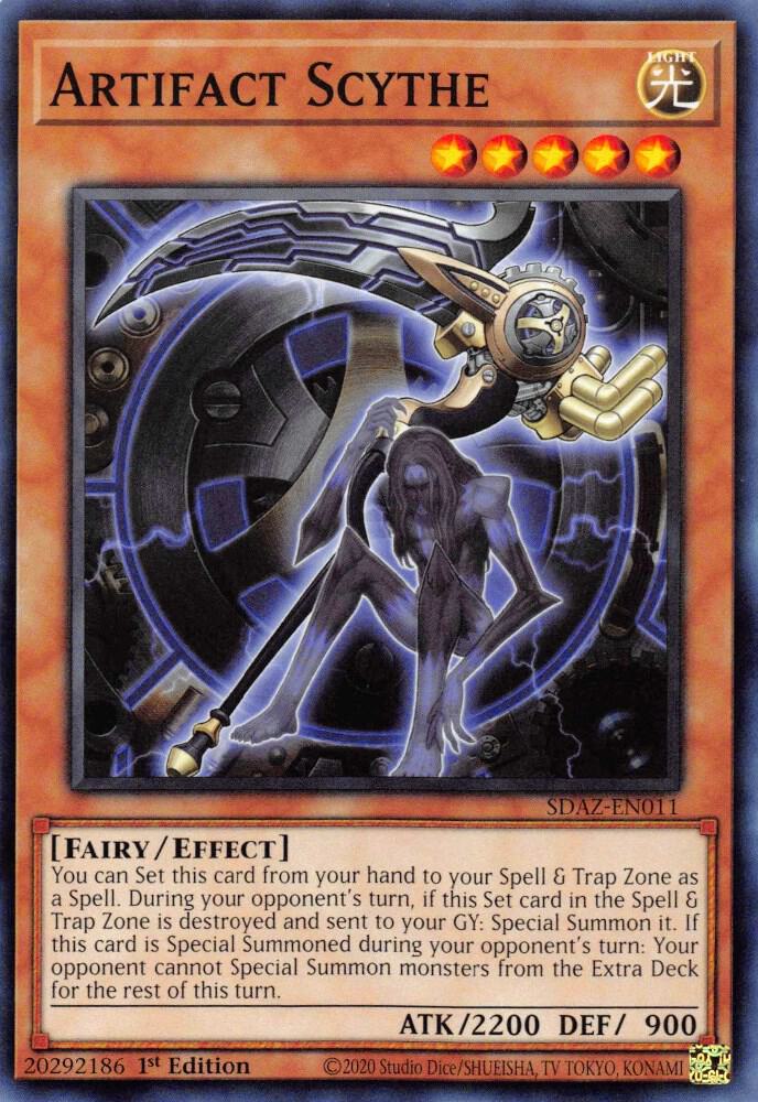 Artifact Scythe SDAZ-EN011 card from Structure Deck: Albaz Strike