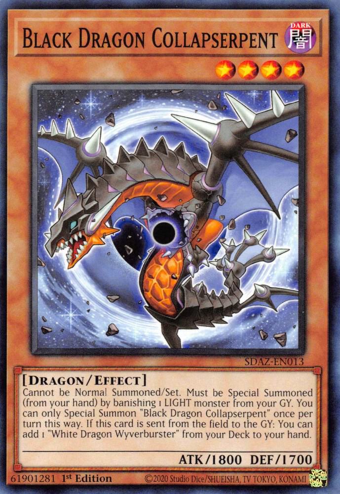 Black Dragon Collapserpent SDAZ-EN013 card from Structure Deck: Albaz Strike