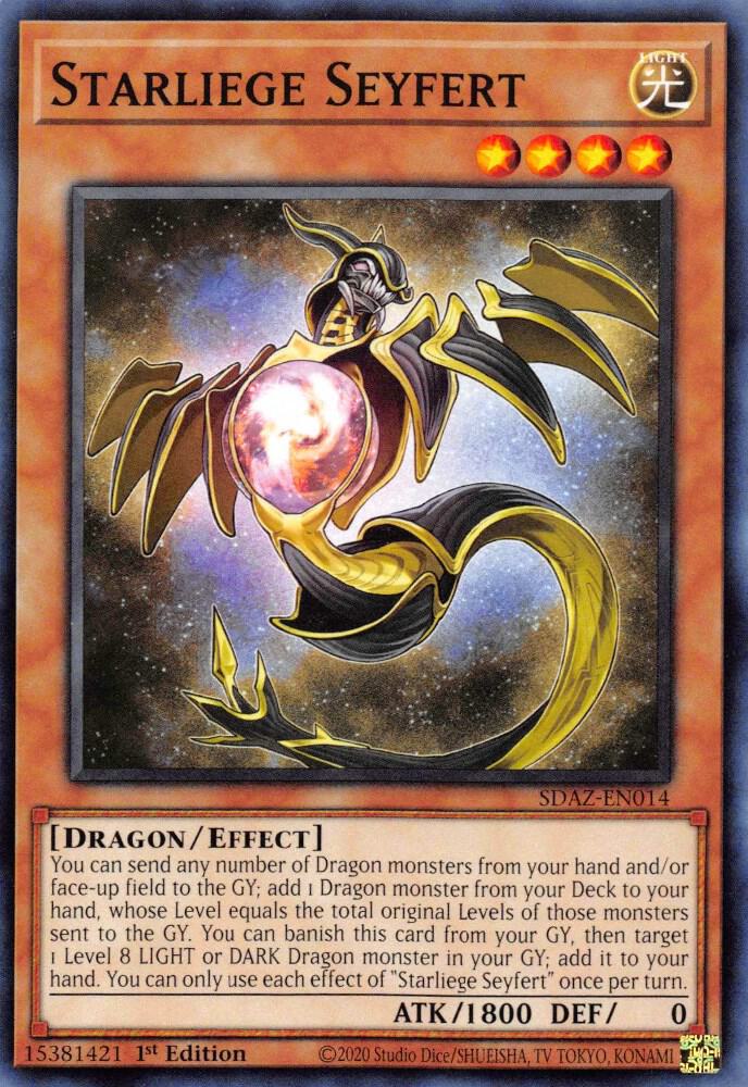 Starliege Seyfert SDAZ-EN014 card from Structure Deck: Albaz Strike