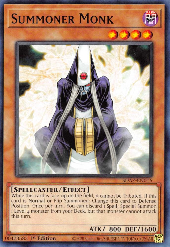 Summoner Monk SDAZ-EN016 card from Structure Deck: Albaz Strike
