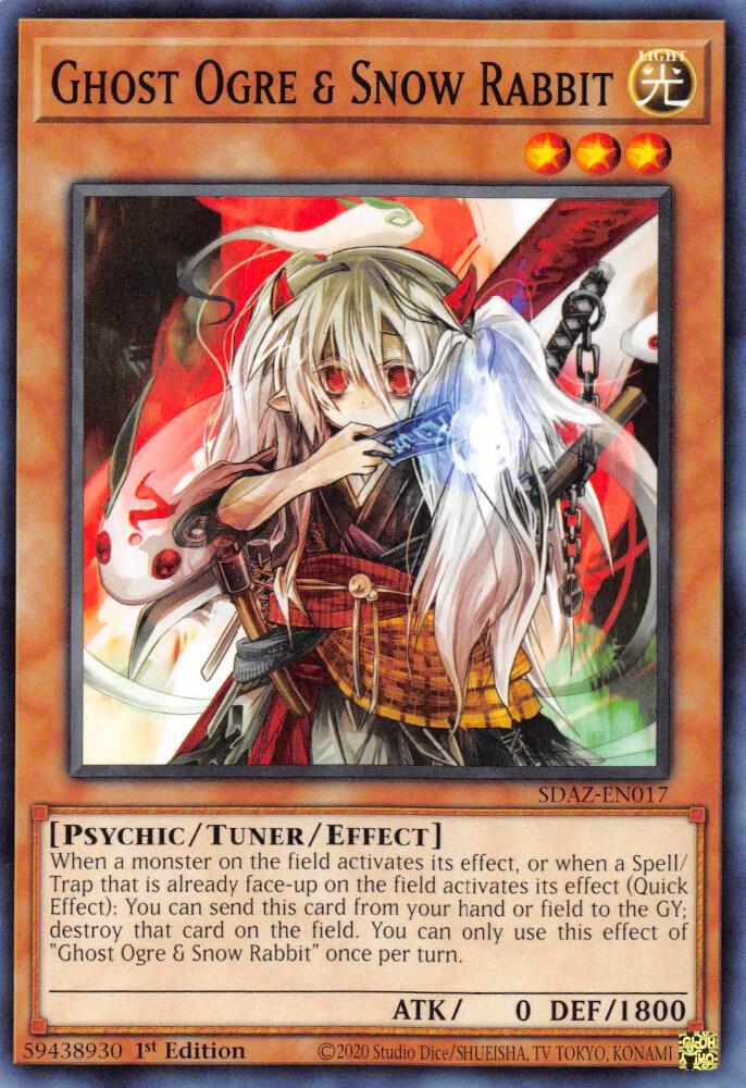 Ghost Ogre & Snow Rabbit SDAZ-EN017 card from Structure Deck: Albaz Strike