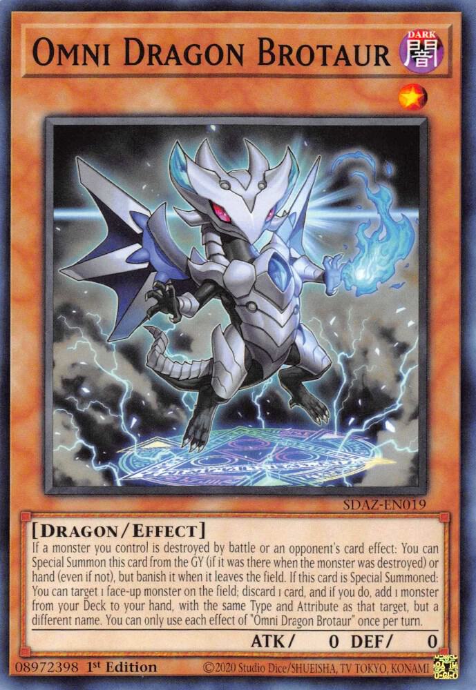 Omni Dragon Brotaur SDAZ-EN019 card from Structure Deck: Albaz Strike