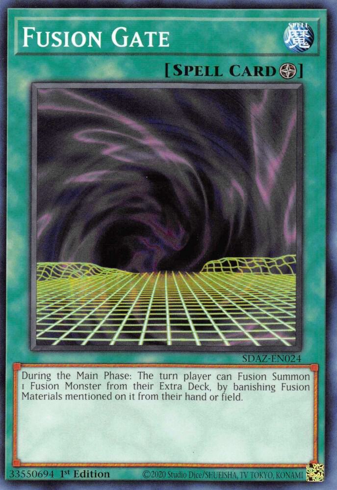 Fusion Gate SDAZ-EN024 card from Structure Deck: Albaz Strike