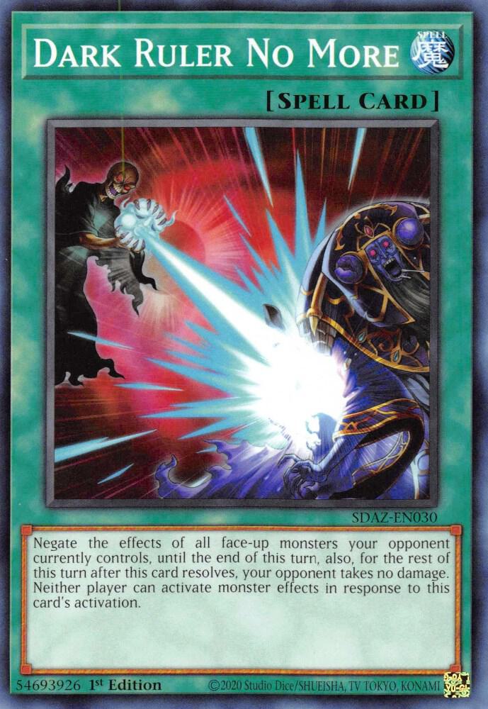 Dark Ruler No More SDAZ-EN030 card from Structure Deck: Albaz Strike