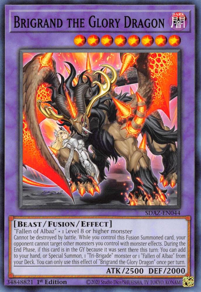 Brigrand the Glory Dragon SDAZ-EN044 card from Structure Deck: Albaz Strike
