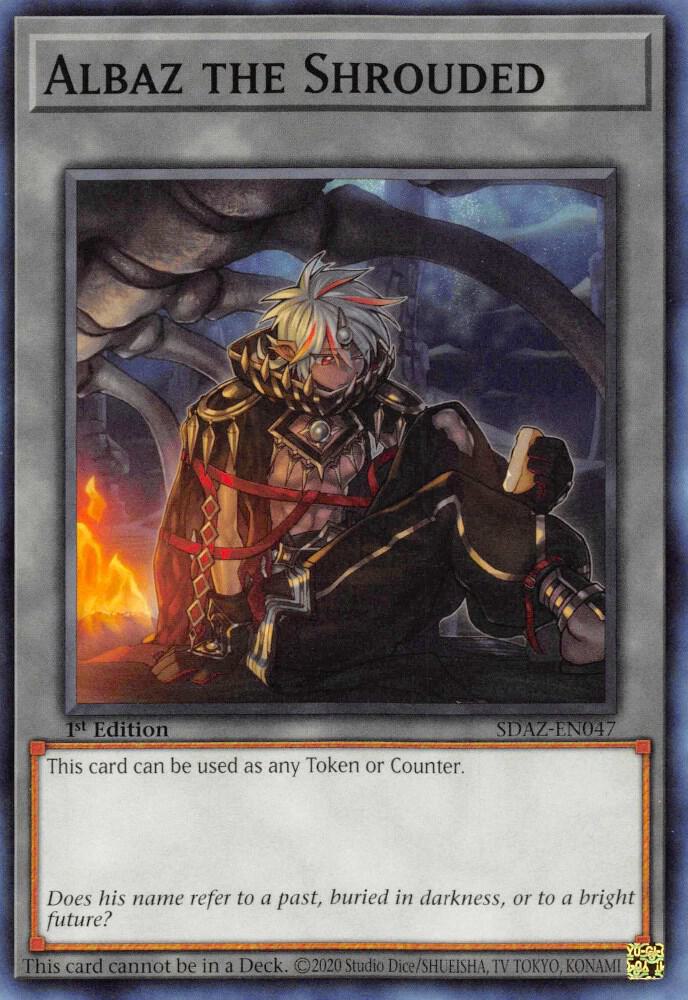 Albaz the Shrouded SDAZ-EN047 card from Structure Deck: Albaz Strike