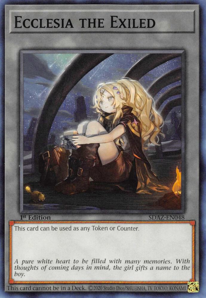 Ecclesia the Exiled SDAZ-EN048 card from Structure Deck: Albaz Strike