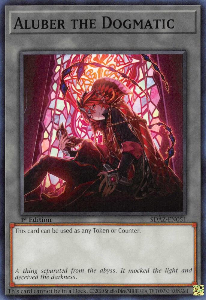 Aluber the Dogmatic SDAZ-EN051 card from Structure Deck: Albaz Strike