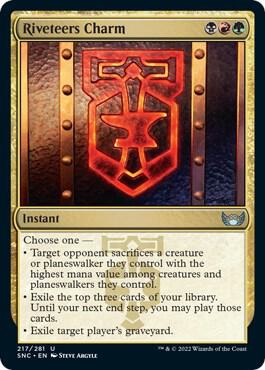 Riveteers Charm 217 card from Streets of New Capenna