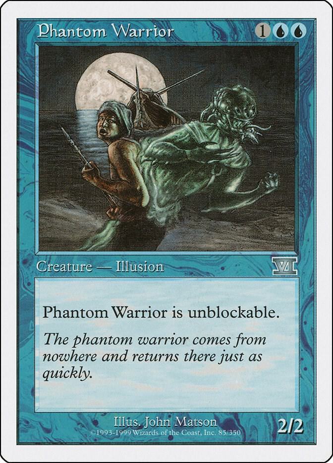 Phantom Warrior 85 card from Classic Sixth Edition