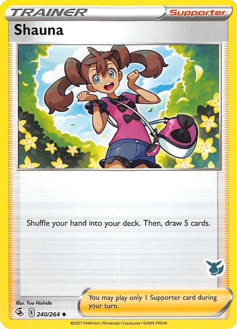 Shauna (Eevee Stamped) 240/264 card from Battle Academy 2022