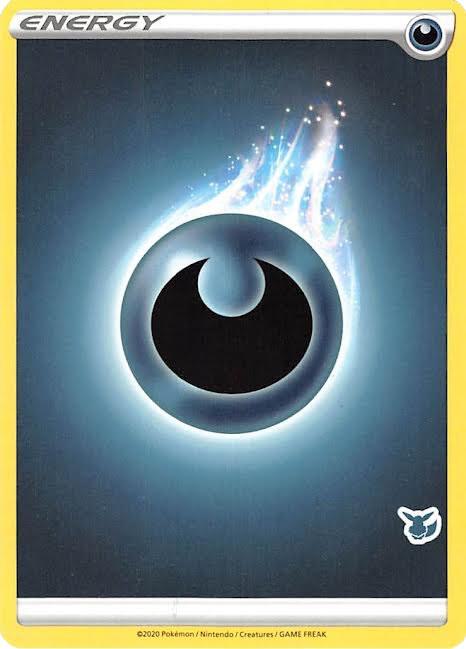 Darkness Energy (Eevee Stamped) card from Battle Academy 2022
