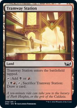 Tramway Station 258 card from Streets of New Capenna